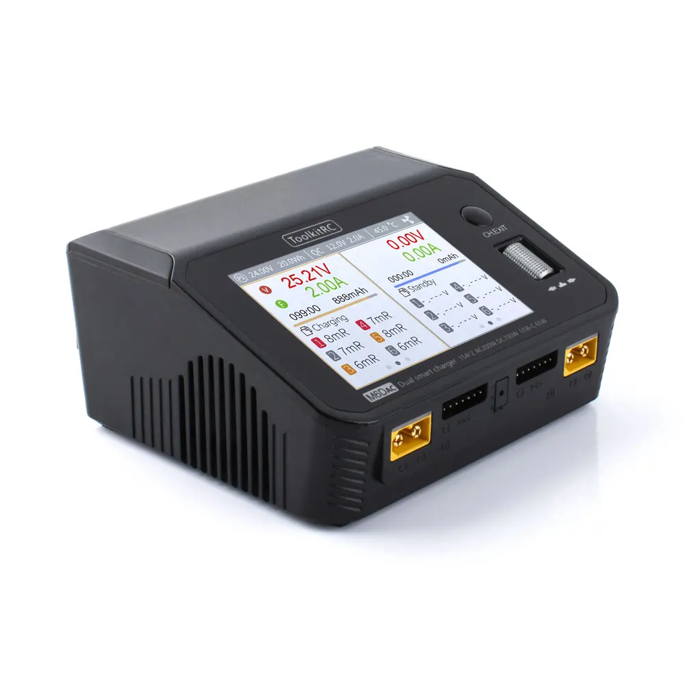 ToolkitRC M6DAC AC 200W DC 700 - Toolkitrc M6Dac Smart Charger recensie en prijs