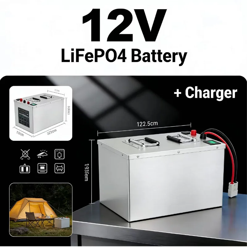 12V 24V 48V LiFePO4 Batterij 1 - Lifepo4 12V 100Ah Bms Bluetooth recensie en prijs